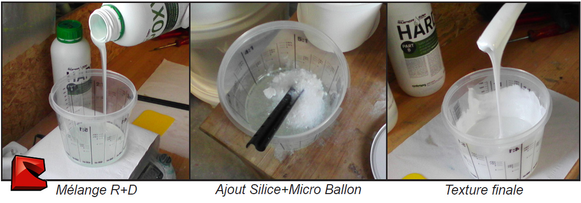 enduit silice microballon pour préparation du pain