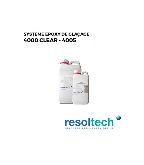 pain atua résines époxy de glaçage 4000 CLEAR - 4005 RESOLTECH