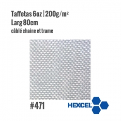 Taffetas tissu de verre Hexcel 471 200gr/m²