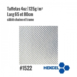 Tissu de verre taffetas 125gr/m² Hexcel 1522