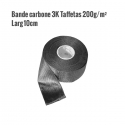 Bande CARBONE - Taffetas 6oz|200g/m² - Larg 10cm