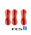 Plugs boitiers FCS II en set thruster Orange