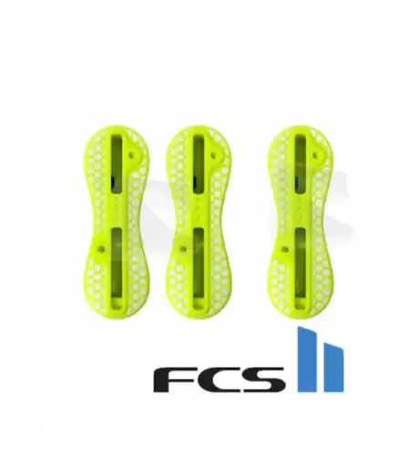 Set THRUSTER plugs FCS II acid yellow jaune