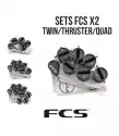 FCS I (X-2) - SET DE PLUGS EN TWIN - THRUSTER - QUAD