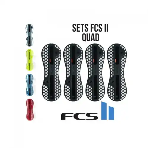 Boitiers plugs FCS II reef blue / bleu