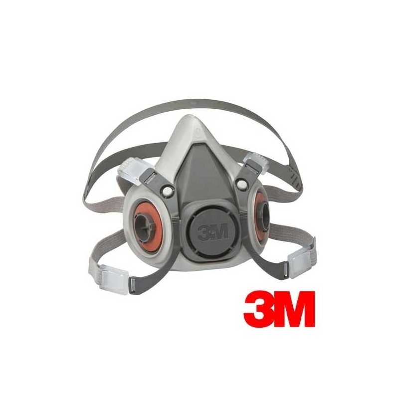 Demi masque respiratoire réutilisable 3M gaz et particules- Atua.Cores