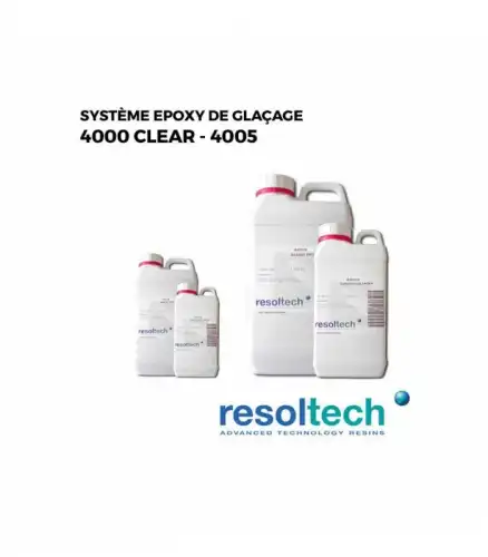 Résines époxy de glaçage 4000 CLEAR - 4005 RESOLTECH