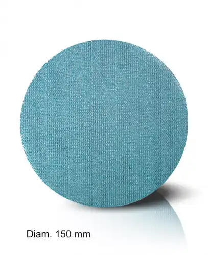 Blue Dream Papier abrasif rond 8 trous 125mm, 100 disques abrasifs