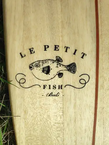 Shortboard 6'0 LE PETIT FISH de chez Vince Tierny en BALSA