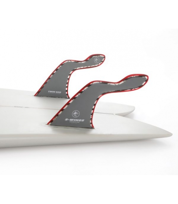 S-Wings Twin 520 Rouge Carbone