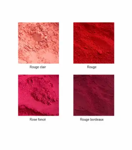 Pigments en poudre couleurs