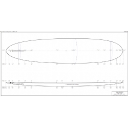 Pain LB 9'3 en bois BALSA à shaper