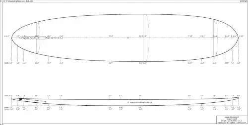 Pain LB 9'3 en bois BALSA à shaper