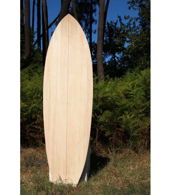 Pain 6'0 en bois BALSA à shaper