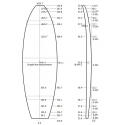 Pains surf standard 6'0 SF Shortboard polystyrène
