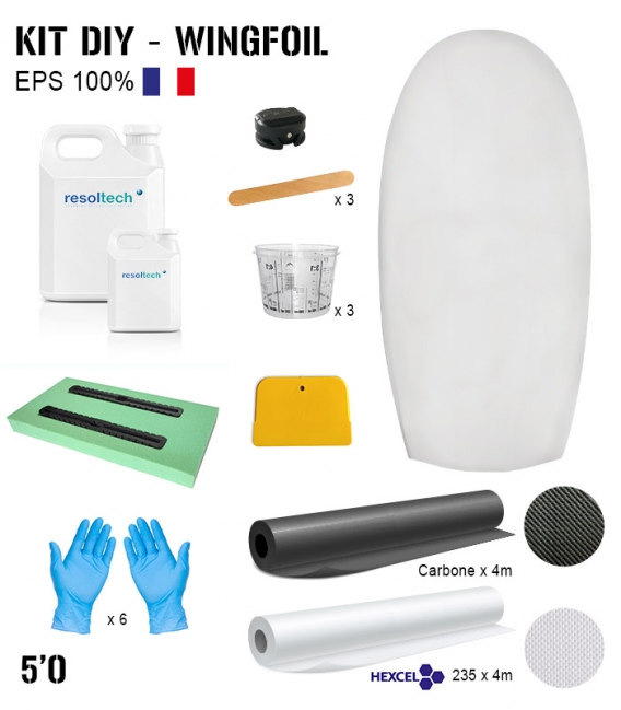 KIT DIY 5'0 WINGFOIL - PAIN PSE 2D