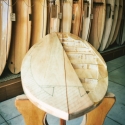Pain 9'6 Longboard en bois BALSA à shaper