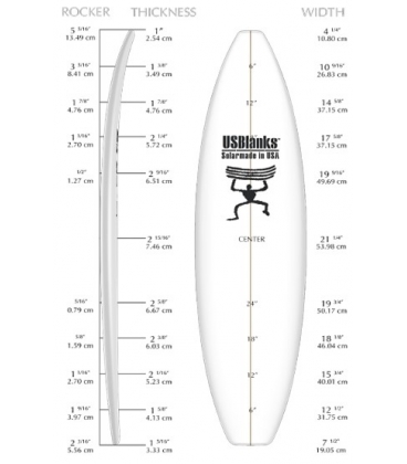 PAIN PU 6'6 US BLANKS
