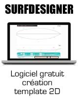 Surfdesigner logiciel de création de templates surf 2D